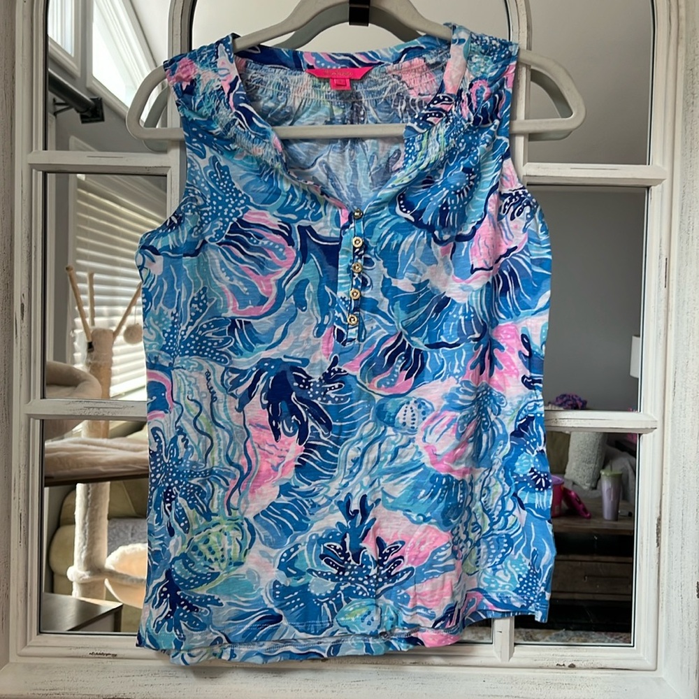 Lilly Pulitzer Blouse. Size small. Worn once